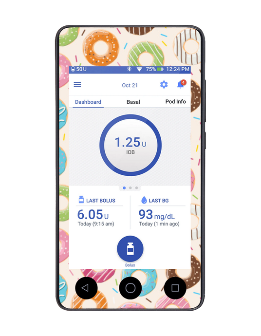 Omnipod DASH Cover (Donuts)