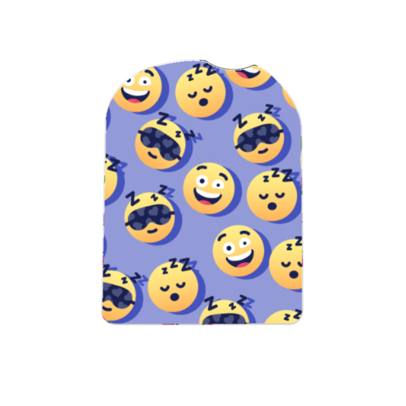 Omnipod Cover Sticker (Purple Emoji)