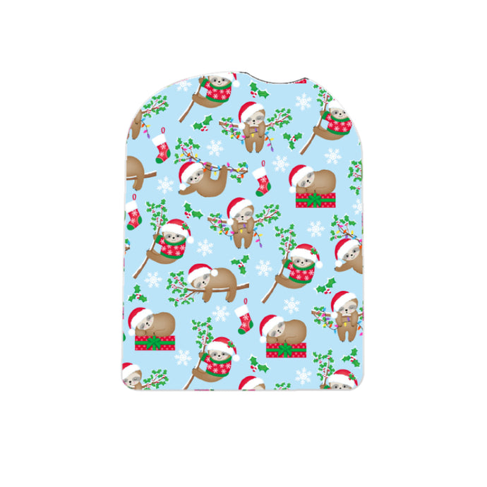 Omnipod Cover Sticker (Sloth Santas)